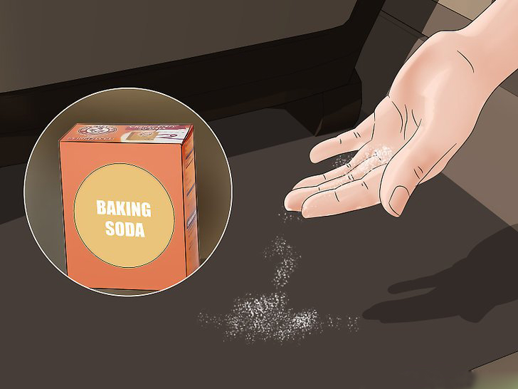 Banking soda có muối nở giúp hút ẩm hiệu quả